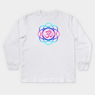 Om Symbol Aum spiritual Yoga Meditation Mantra Kids Long Sleeve T-Shirt